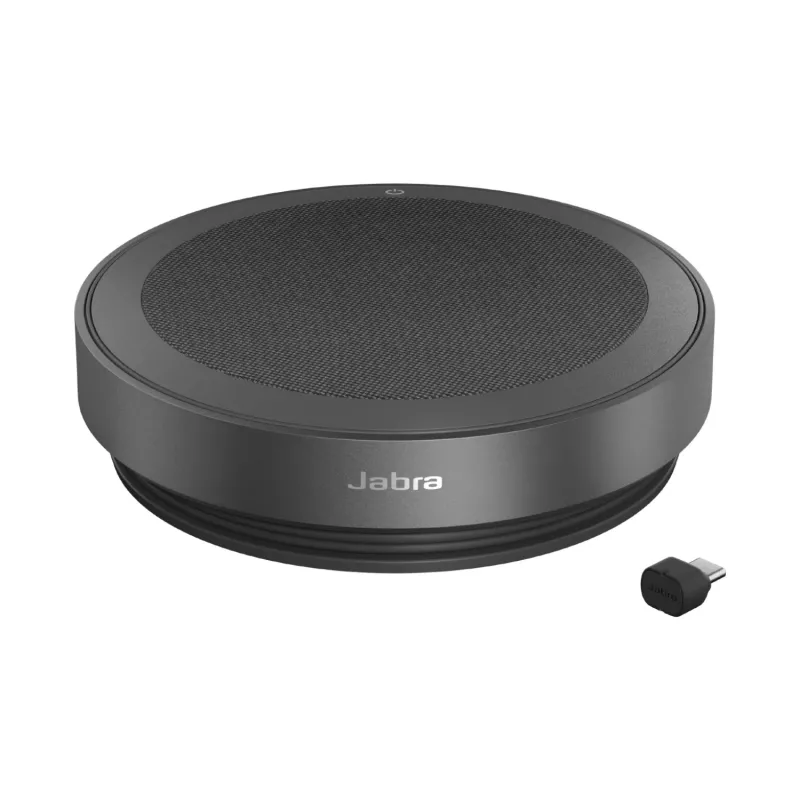 Jabra Speak2 75 MS Teams - Link 380c, Dark Grey, Universal, Black, AAC, CVSD, mSBC, SBC, 72 dB, Buttons, Voice Level Normalization