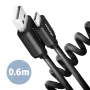 USB Cable Axagon BUCM-AM10TB USB 2.0 0.6m USB C USB A Black