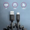 USB Cable Axagon BUCM-AM10TB USB 2.0 0.6m USB C USB A Black