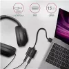 External USB audio adapter AXAGON ADA-12 with 1x 3.5mm jack for headphone and microphone