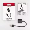 External USB audio adapter AXAGON ADA-12 with 1x 3.5mm jack for headphone and microphone