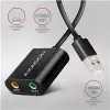 External USB audio adapter AXAGON ADA-12 with 1x 3.5mm jack for headphone and microphone