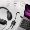External USB audio adapter AXAGON ADA-12 with 1x 3.5mm jack for headphone and microphone