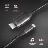 Axagon RVC-HI2MC USB-C -> HDMI 2.0a cable 1.8m, 4K/60Hz HDR10