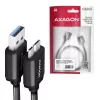 Axagon BUMM3-AM10AB SPEED Micro-B USB <> USB-A 3.2 Gen 1 cable 1 m
