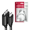 USB Cable Axagon BUMM3-CM10AB Micro-USB B to USB C 1m Black