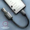 Axagon RUCM-AFAC cable adapter USB-C (M) -> USB-A (F), 20cm, USB 3.2 Gen 1, 3A, ALU
