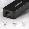 AXAGON ADE-XR USB 2.0 Type-A to Fast Ethernet 10/100 adapter, RJ-45, Realtek RTL8152, black, 23 g