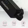 AXAGON ADE-XR USB 2.0 Type-A to Fast Ethernet 10/100 adapter, RJ-45, Realtek RTL8152, black, 23 g
