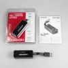 AXAGON ADE-XR USB 2.0 Type-A to Fast Ethernet 10/100 adapter, RJ-45, Realtek RTL8152, black, 23 g