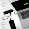 Axagon HMC-6H4A USB 3.2 Gen 1 hub, 4x USB-A, HDMI 4k/30Hz, PD 100W, 20cm USB-C cable