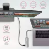 Axagon HMC-HCR3A 3x USB-A+ HDMI+ SD/microSD USB-C 3.2 Gen 1 hub 20cm Wired USB 3.2 Gen 1 (3.1 Gen 1) Type-C Grey