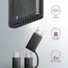 Axagon EEM2-SB2 External USB-C 3.2 Gen 2 metal box for M.2 NVMe & SATA SSD disks. Screwless