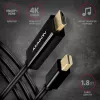 Axagon RVDM-HI14C2 Mini DisplayPort to HDMI Adapter Cable 4K 30Hz 1.8m