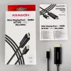 Axagon RVDM-HI14C2 Mini DisplayPort to HDMI Adapter Cable 4K 30Hz 1.8m