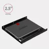 Axagon RHD-125B Mounting Frame for 1x 2.5 inch in 3.5 inch Slot - Black Metal
