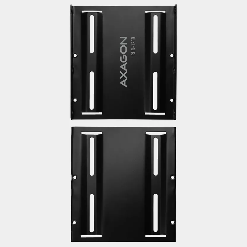 Axagon RHD-125B Mounting Frame for 1x 2.5 inch in 3.5 inch Slot - Black Metal