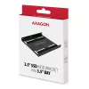 Axagon RHD-125B Mounting Frame for 1x 2.5 inch in 3.5 inch Slot - Black Metal
