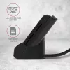 Axagon CRE-SM2 Smart Card Reader USB 2.0 Black 1.3m Cable