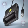 Axagon CRE-SM3SD USB Smart card & SD/microSD/SIM Flat smart card reader Indoor USB 2.0 Black