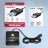 Axagon CRE-SM3SD USB Smart card & SD/microSD/SIM Flat smart card reader Indoor USB 2.0 Black