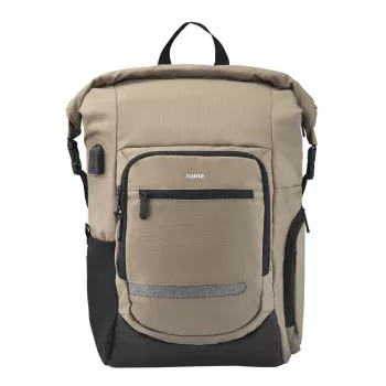 Hama Terra 39.6 cm (15.6 inch) Backpack Beige, Black