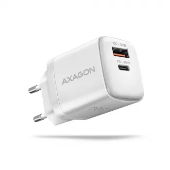 Charger Axagon ACU-PQ30W QC3.0 30W USB-C White