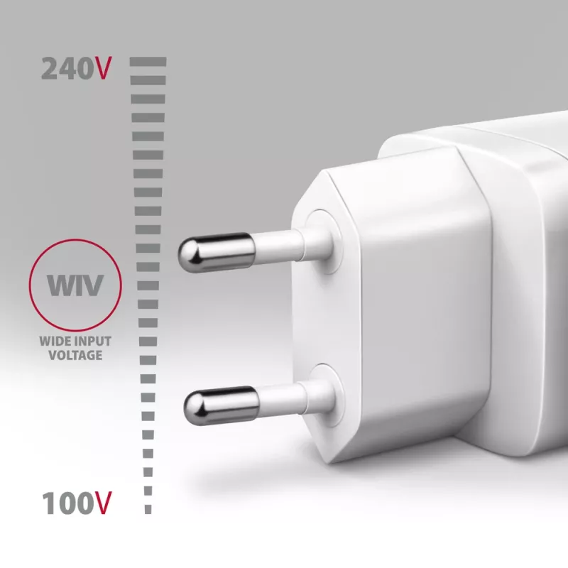Charger Axagon ACU-PQ30W QC3.0 30W USB-C White