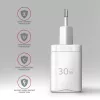Charger Axagon ACU-PQ30W QC3.0 30W USB-C White