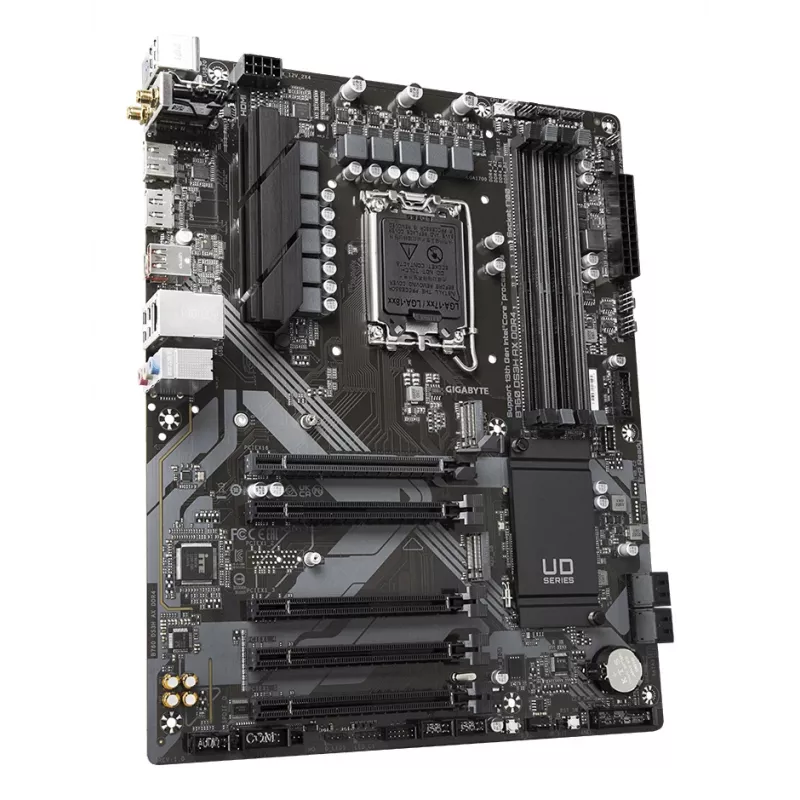 GIGABYTE B760 DS3H AX DDR4 Motherboard - Supports Intel Core 14th CPUs, 8+2+1 Phases Digital VRM, up to 5333MHz DDR4 (OC), 2xPCIe 4.0 M.2, Wi-Fi 6E, GbE LAN, USB 3.2 Gen 2