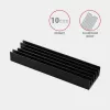 Axagon CLR-M2L10 Passive aluminum heatsink for all M.2 SSDs, size 2280, high 10 mm.