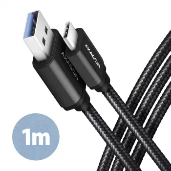 USB cable Axagon BUCM3-AM10AB USB 3.2 Gen 1 1 m USB C USB A Black