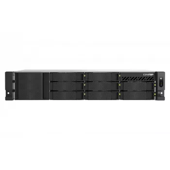 QNAP TS-855EU-RP NAS Rack (2U) Intel Atom® C5125 8 GB DDR4 0 TB QuTS hero Black