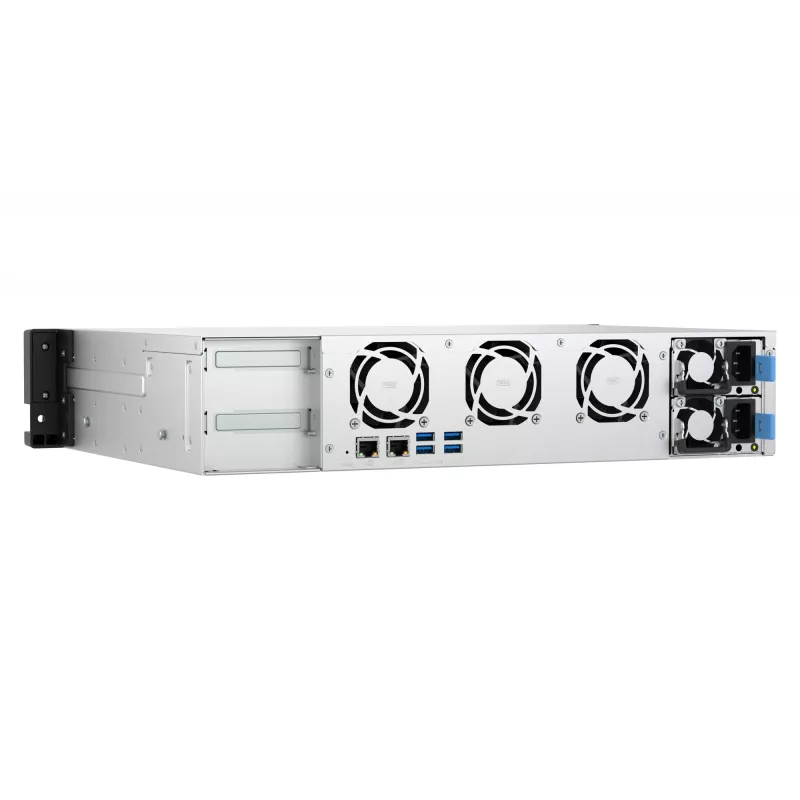 QNAP TS-855EU-RP NAS Rack (2U) Intel Atom® C5125 8 GB DDR4 0 TB QuTS hero Black