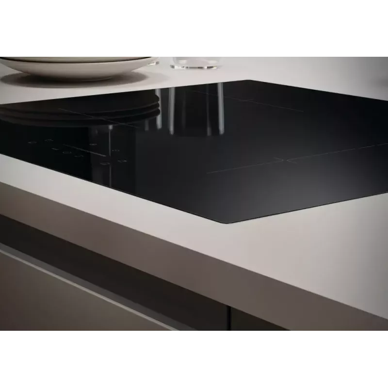 Candy CTP6SC4/E1 Black Built-in 59 cm Zone induction hob 4 zone(s) Built-in hood