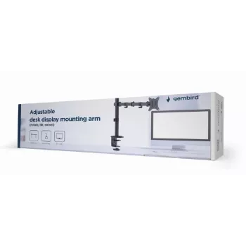 Monitor mount clamp GEMBIRD MA-D1-01 for 17 inch–32 inch screens, VESA 75×75–100×100, up to 9 kg, black