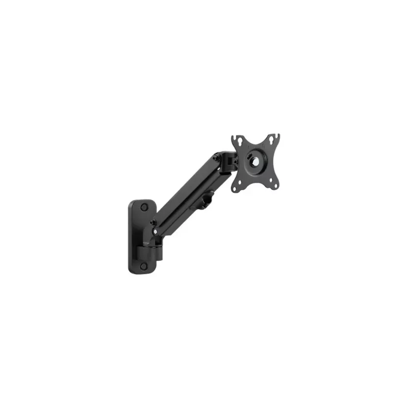 Wall monitor mount Gembird MA-WA1-01 for 17–27 inch screens, VESA 75x75 / 100x100, max load 7 kg, black