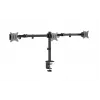 Gembird MA-D3-01 Adjustable Desk 3-Display Mounting Arm, 17-27 inch, up to 7 kg