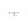 Gembird MA-D3-01 Adjustable Desk 3-Display Mounting Arm, 17-27 inch, up to 7 kg