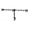 Gembird MA-D3-01 Adjustable Desk 3-Display Mounting Arm, 17-27 inch, up to 7 kg