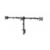 Gembird MA-D3-01 Adjustable Desk 3-Display Mounting Arm, 17-27 inch, up to 7 kg