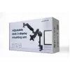 GEMBIRD Adjustable Desk 2-Display Mounting Arm, 17in-32in