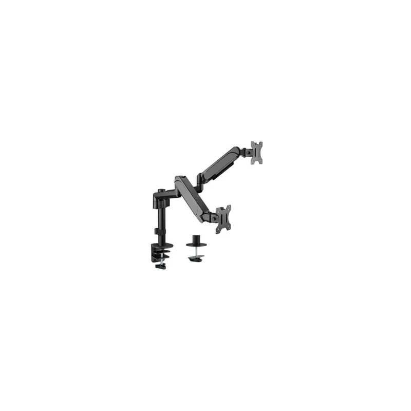 GEMBIRD Adjustable Desk 2-Display Mounting Arm, 17in-32in