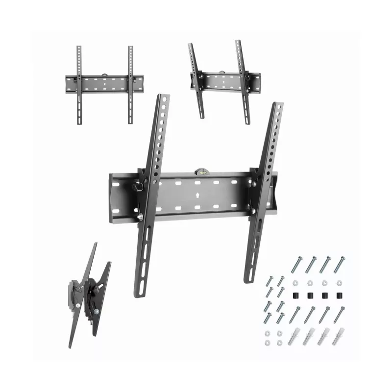 TV mount Gembird WM-55T-02 for 32–55 inch screens, tilt -12° to 12°, VESA 200x200–400x400, 40 kg, black