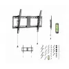 Wall TV mount GEMBIRD WM-80T-01 for 37–80 inch screens, steel, tilt -12°/+3°, VESA 200x200–600x400, 70 kg