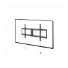 Wall TV mount Gembird WM-90F-01 for 43 inch–90 inch screens, max VESA 800x400, 70 kg capacity, black
