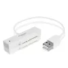 Axagon ADSA-1S USB 2.0 - 2.5 inch HDD SATA, HDD/SSD enclosure, 2.5 inch, Serial ATA, Serial ATA II, Serial ATA III, 0.48 Gbit/s, USB connectivity, White