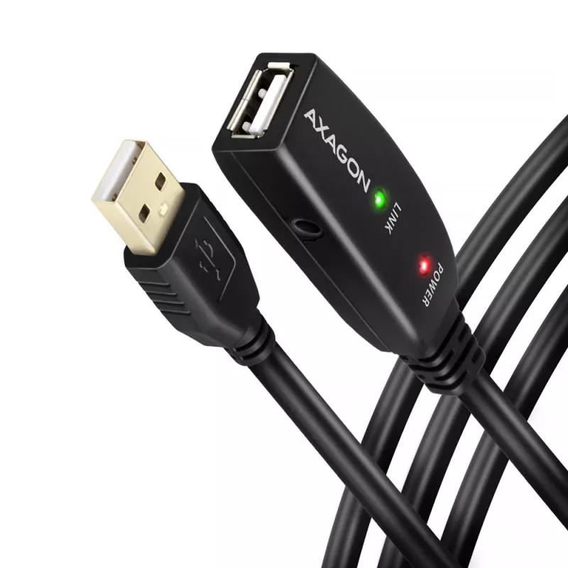 Axagon ADR-220 USB 2.0 A-M -> A-F active extension/repeater cable 20m