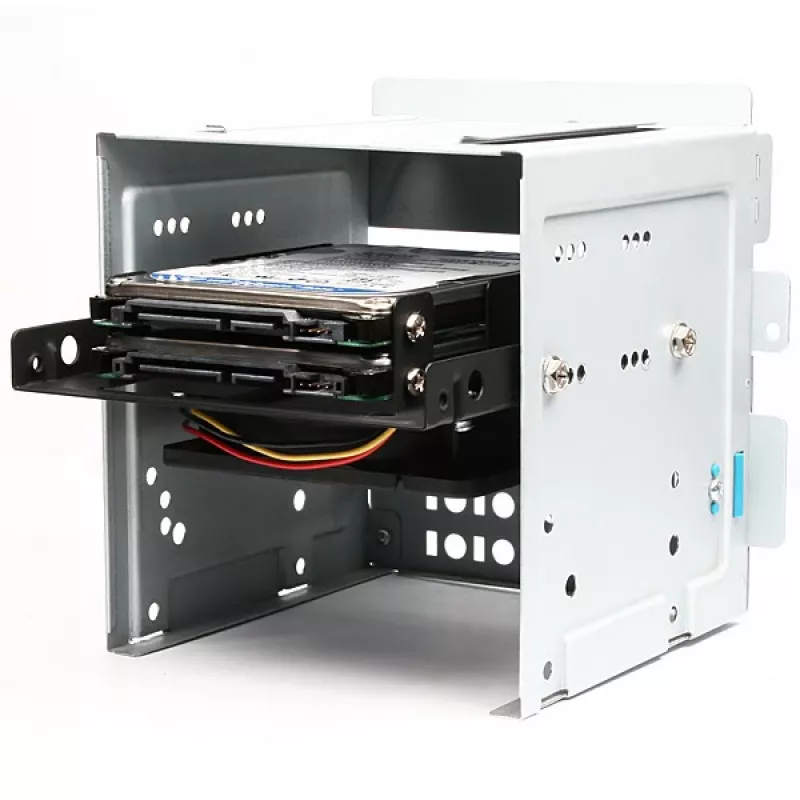 Axagon RHD-225 METAL bracket for 2x 2.5 inch HDD/SSD into 3.5 inch bay, fan mount
