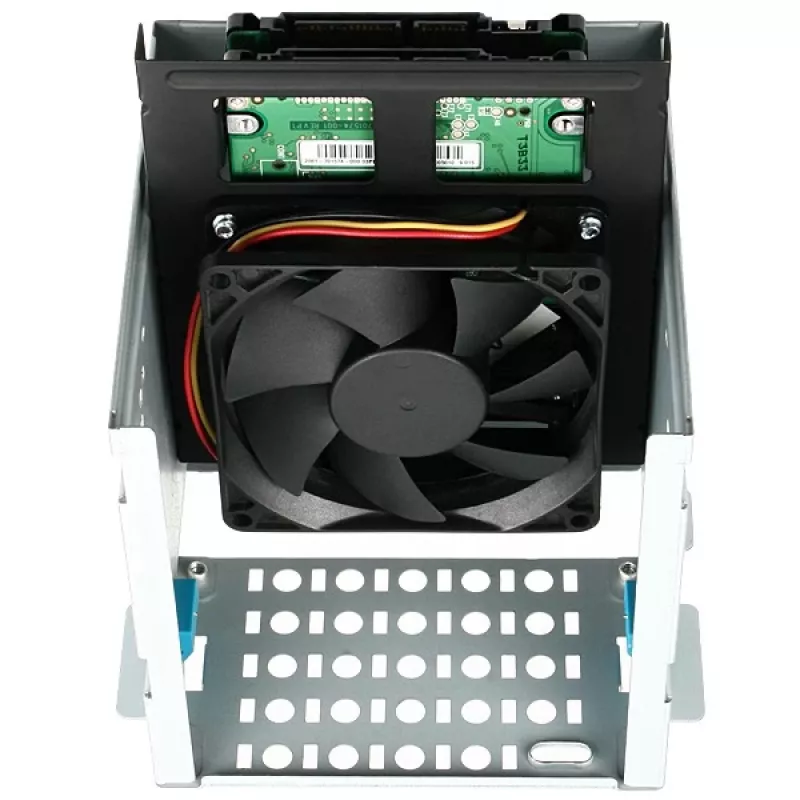 Axagon RHD-225 METAL bracket for 2x 2.5 inch HDD/SSD into 3.5 inch bay, fan mount